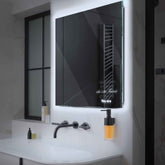 LED Spiegel Quadratisch | Wandschalter-Steuerung | Kaltweißes Licht - Reyze Seria Motivated Model 4